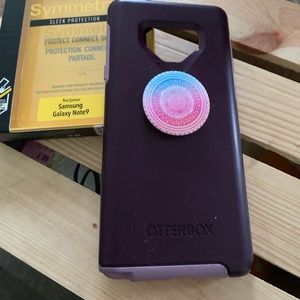 Otter box note 9 with pop socket